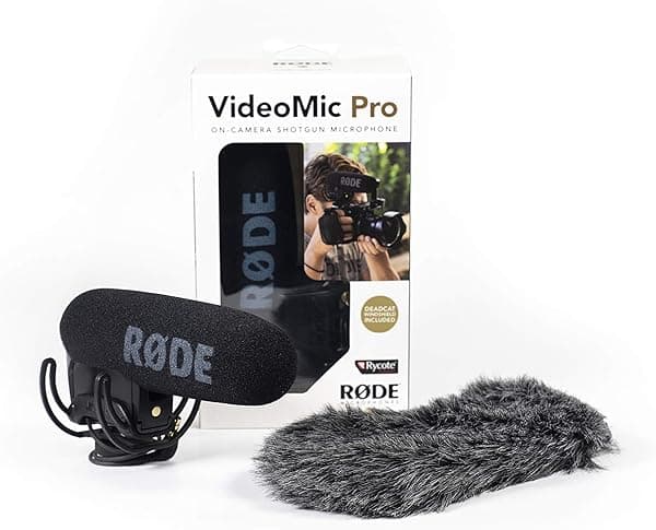 Rode RØDE VideoMic Pro-R Micrófono de Cámara con Antiviento Gratuito RODEVMP-RDC