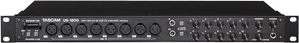 TASCAM US-1800 Interfaz de Audio USB 2.0 de 16 entradas y 4 salidas