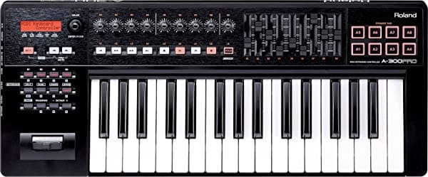 Roland A-300PRO-R Teclado Controlador MIDI de 32 teclas, Negro