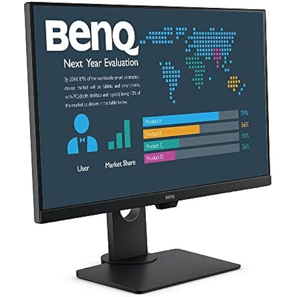 BenQ BL2780T Monitor de 68, 58 cm (27 pulgadas) (Full HD, Bisel Delgado, Panel IPS, Altura Ajustable) Negro