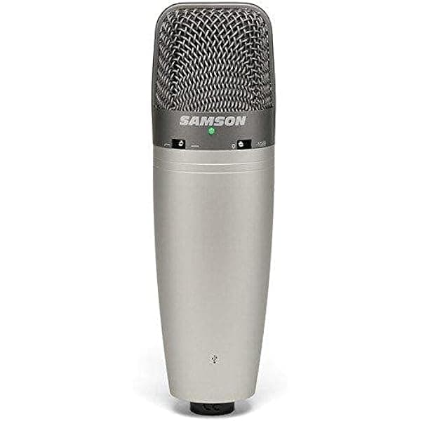 Samson C03U Micrófono de Condensador USB de Estudio Multi-Patrón SAC03UCW