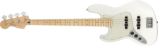 Fender Player Jazz Bass, Blanco Polar, Zurdo, Diapasón de Arce 149922515