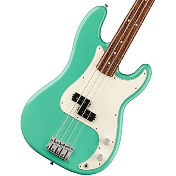 Fender Player Precision Bass, con Garantía de 2 Años en Color Seafoam Green, Diapasón de Pau Ferro 149803573