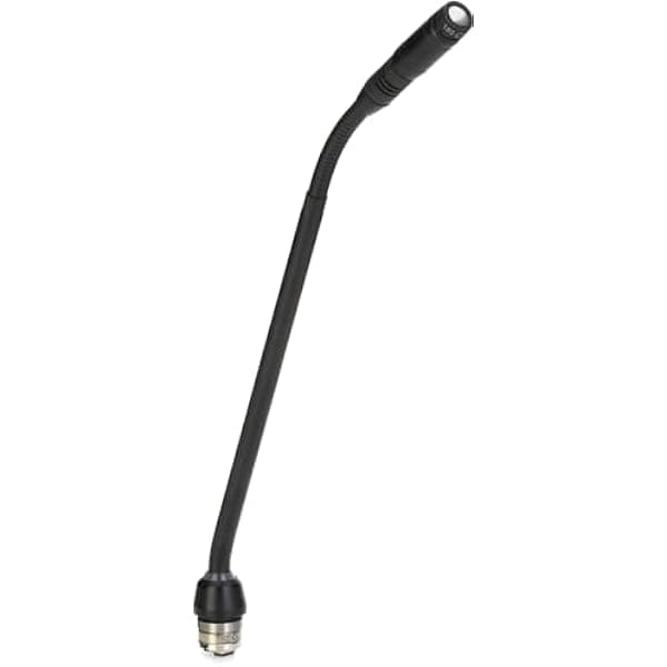 Shure MX410LP/C Micrófono Condensador Cardioide, Cuello de Cisne de 10 pulgadas con Indicador de Estado Bicolor, Sin Preamp