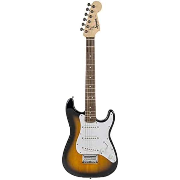 Fender Squier Mini Stratocaster para Niños Tamaño 3/4 - Guitarra Eléctrica Brown Sunburst AUS-0370121532