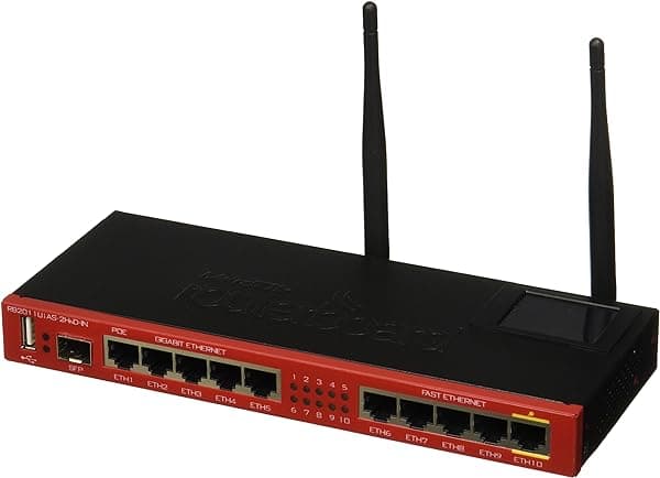 Mikrotik Routerboard RB2011UiAS-2HnD-IN Puerto SFP más 10 Puertos Ethernet