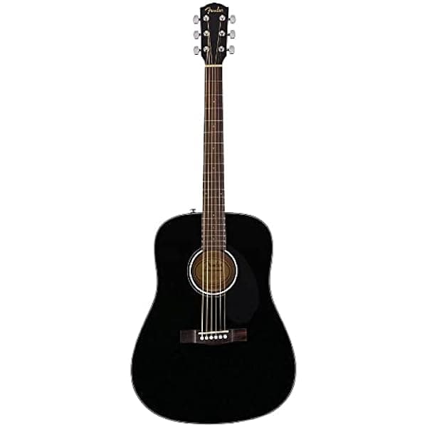 Fender CD-60SCE Guitarra Electroacústica - Estilo de Cuerpo Dreadnought - Acabado Negro 961704006