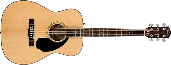 Fender CC-60S Guitarra Electroacústica para Diestros - Estilo Cuerpo Concert - Negra 961708021