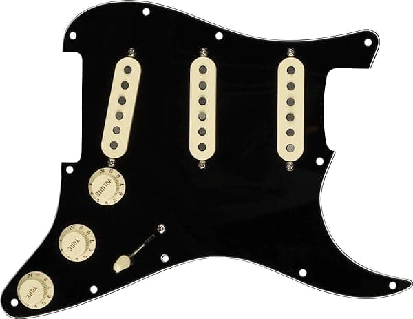 Fender Pre-Wired Strat Pickguard, Electrónica para Guitarra Eléctrica Custom Shop Fat 50's SSS (0992340506)