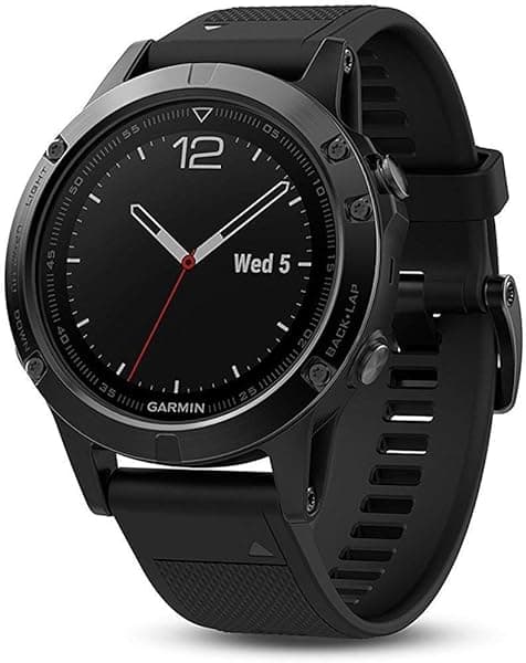 Garmin Fenix 5 Sapphire - Negro con Malla Negra 010-01688-10