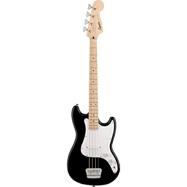 Fender Squier Bullet Bronco Bass, Negro con Diapasón de Arce 310902506