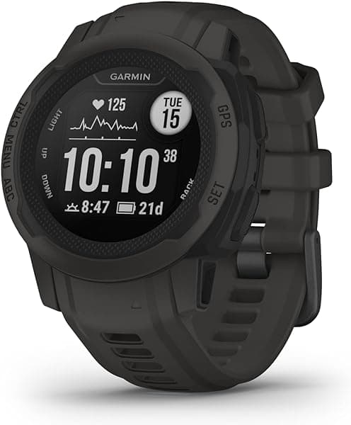 Garmin Instinct 2S, Reloj GPS para Exterior de Tamaño Reducido, Soporte Multi-GNSS, Navegación de Ruta TracBack, Grafito, 40 MM 010-02563-10