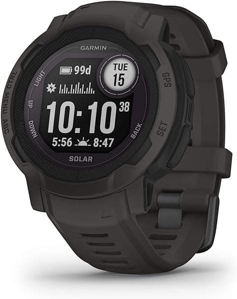 Garmin 010-02626-10 Instinct 2, Reloj Robusto para Exteriores con GPS, Diseñado para Todos los Elementos, Soporte Multi-GNSS, Navegación Tracback y Más, grafito