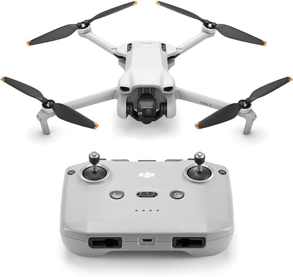 DJI Mini 3, Drone con Cámara 4K, 38 min de Vuelo, 10 km de Transmisión, Disparo Vertical, GPS y Retorno Automático CP.MA.00000584.01