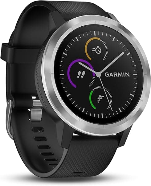 GARMIN Vivoactive 3 Smartwatch 1,2" GPS Impermeable 5 ATM Glonass Acero Inoxidable Negro (010-01769-00)