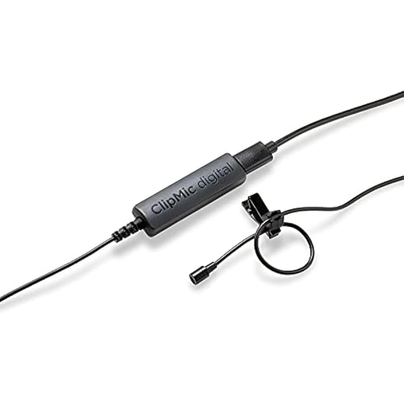 Apogee ClipMic Digital 2 - Micrófono Lavalier USB para Podcast, Viajes, Llamadas de Conferencia, compatible con Mac, Windows e iOS