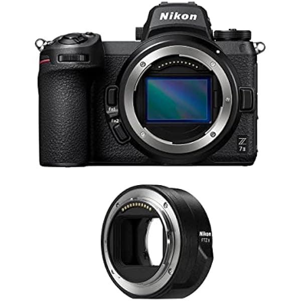 Nikon Z 7II Paquete de Cámara Digital Sin Espejo con Adaptador de Montura FTZ II