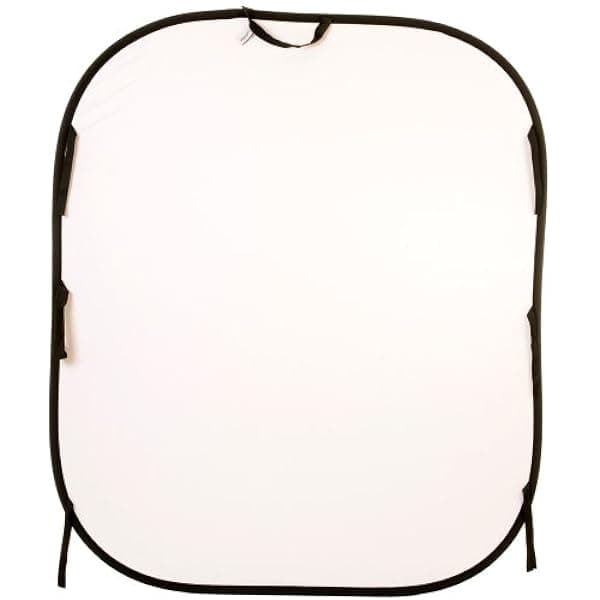Manfrotto Lastolite LL LB56GW Fondo Plegable Reversible de 5 Pies x 6 Pies Liso (Blanco / Gris Medio)