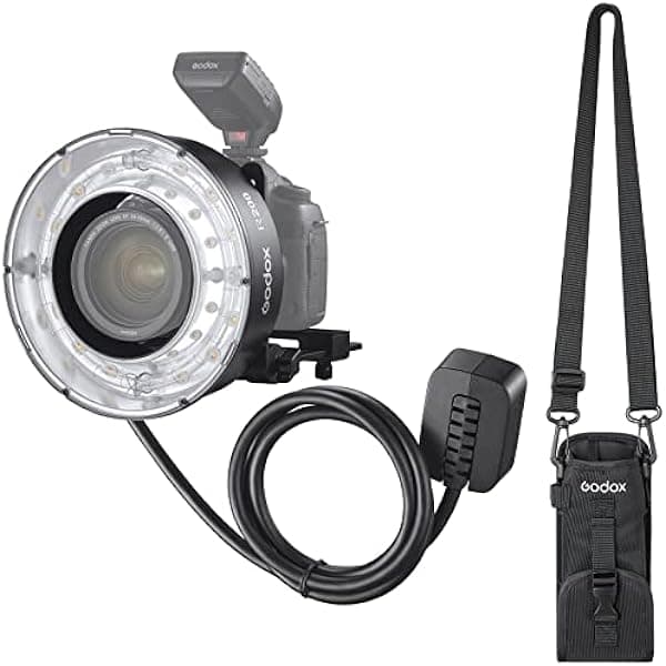 Godox R200 Cabezal de Flash Anular para AD200 Pro 200Ws 5800±200K con Lámpara de Modelado para Fotografía de Retratos SBGGD-01