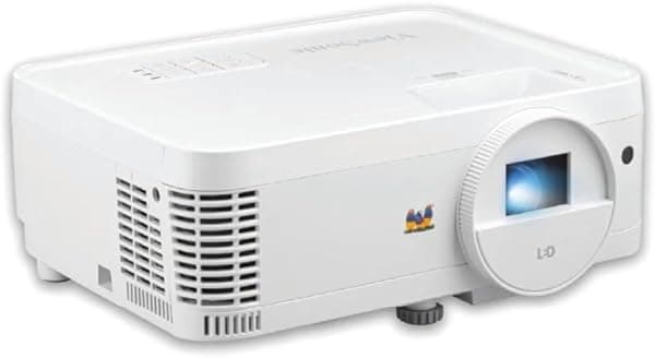 ViewSonic LS500WH Proyector LED WXGA de 3000 Lúmenes, Apagado Automático, Orientación de 360 Grados para Negocios y Educación