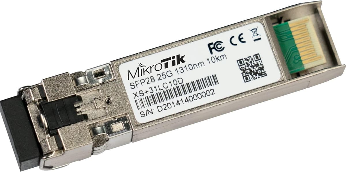"Mikro Tik XS+31LC10D Module 1.25G SFP 10G SFP+ and 25G SFP28 Combined