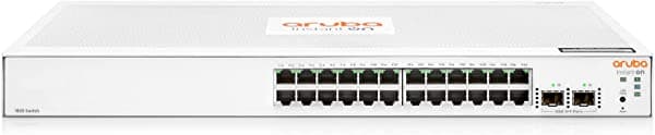 Aruba a Hewlett Packard Enterprise company HPE Instant On 1830 24P Switch Gestionado Nivel 2 | 24x 1G | 2x SFP | Sin Ventilador | US Cord (JL812A#ABA) 24G 2SFP+