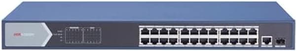 Hikvision DS-3E0526P-E Conmutador PoE Gigabit no administrado de 24 puertos