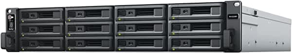 Synology RX1223RP Unidad de expansión de potencia redundante de 12 bahías (sin discos)