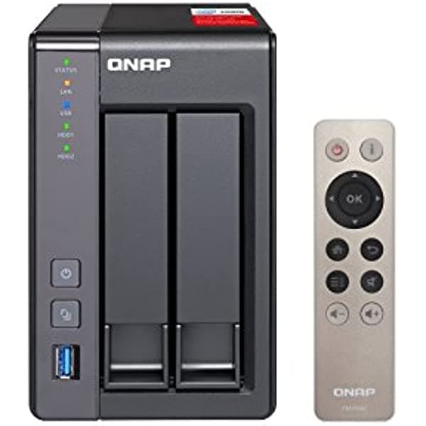 QNAP TS-251+ NAS 2 bahías (2 GB de RAM), TS-251+-2G ‎TS-251+ 2GB