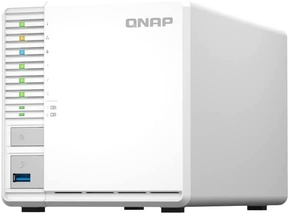 QNAP Intel Celeron de escritorio de 3 bahías TS-364-8G