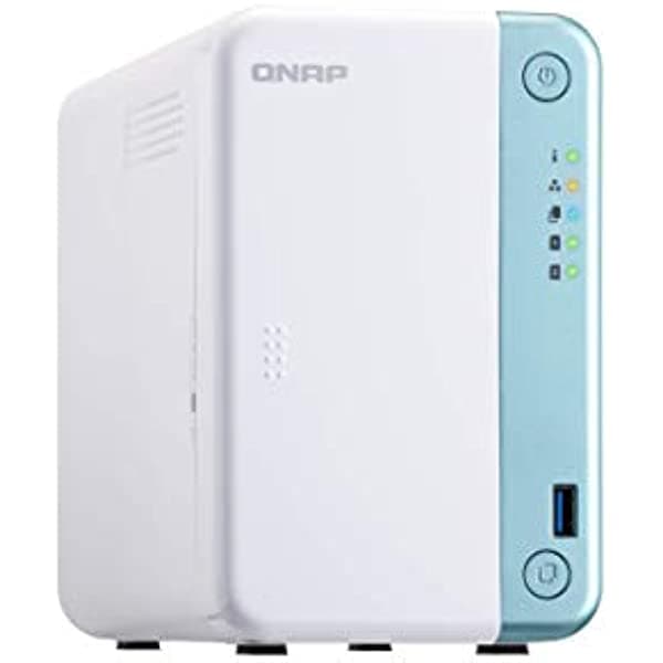 QNAP TS-251D-2G - NAS doméstica de 2 bahías con CPU Intel Celeron J4005 y un puerto de 1 GbE