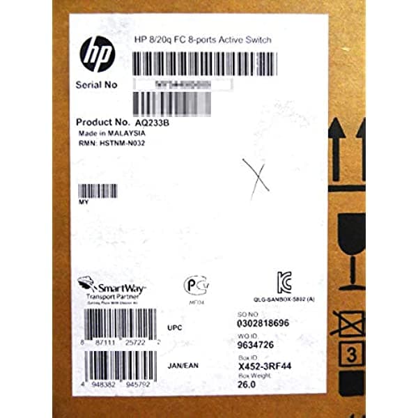 HP FC, 8/20q, 8 PRTS enabld, 465713 - 001