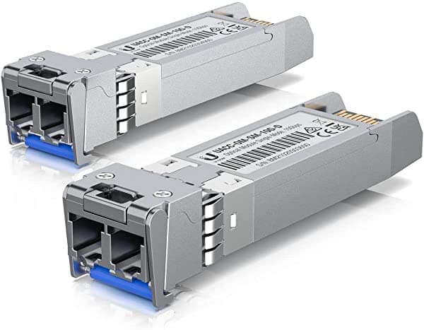 SFP UBIQUITI UACC-OM-MM-10G-D-20 - Transceptor de fibra MM 20 unidades