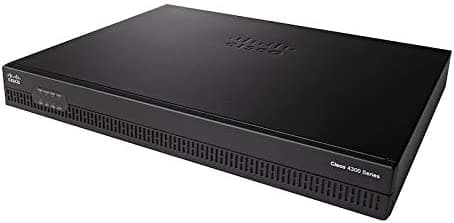 Cisco isr4321-ax/K9 Aplicación experiencia Bundle - Router - Rack-mountable, color negro