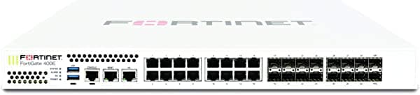 Fortinet FortiGate 400E 1YR Bundle Hardware Plus Protección unificada FortiCare y FortiGuard (UTM)