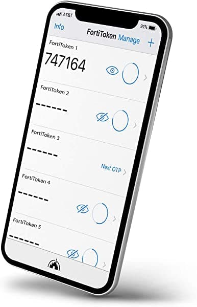 Fortinet FortiTokenMobile - Pack de licencias