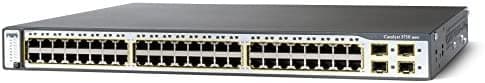 Cisco WS-C3750 - 48PS-S 48 puertos 10/100 3750 - 4 SFP Stnd Catalizador Interruptor