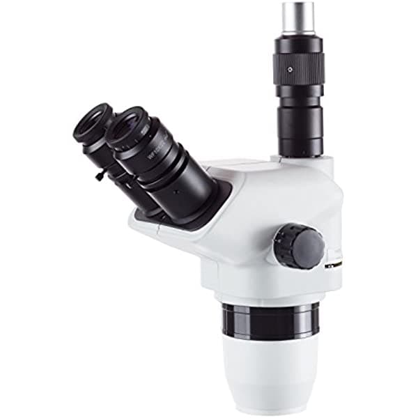 AmScope ZM6745NT microscopio trinocular estéreo con zoom 6.7X-45X y oculares enfocables