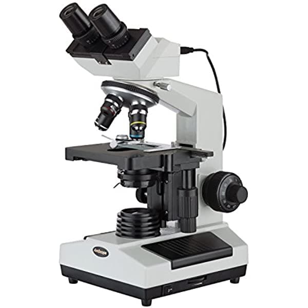 AmScope U230B Digital Binocular Microscopio Compuesto 40 X -2000 X con integrado 3.0 MP USB Digital Camera