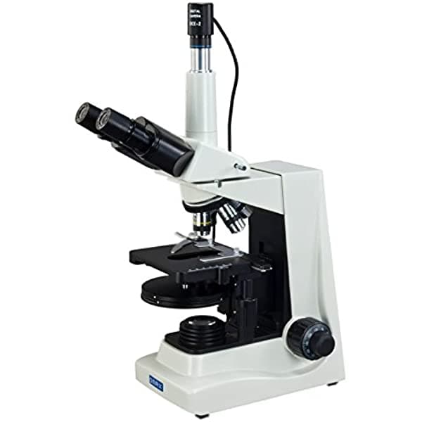 OMAX microscopio compuesto de contraste de fase Siedentopf 1600X con cámara USB M834-PHB1-C02