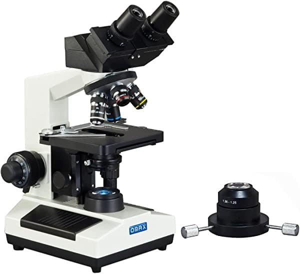 Omax 40 x -2000 X incorporado de 3 Mp cámara digital LED Microscopio Compuesto W Darkfield Condensador De Aceite MD827S30L-A191BD