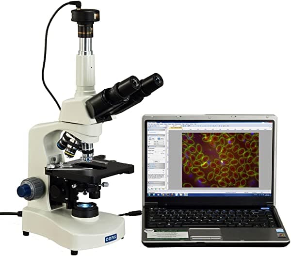 Omax 40 x -2000 X Darkfield trinocular Compuesto Siedentopf LED Microscopio con 3 MP cámara digital M8311-A191BOIL-C30U