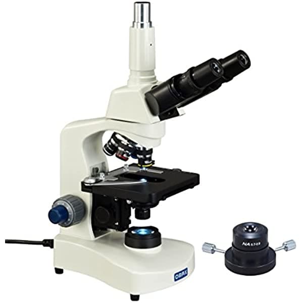 Omax 40 x -2500 X darkfiled trinocular Compuesto Siedentopf LED Microscopio con Seco Darkfield con condensador M8311Z-A191