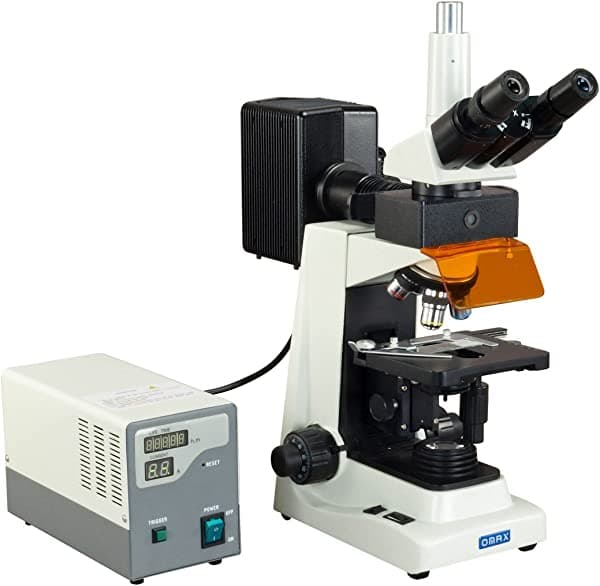 OMAX 40X-2500X Sistema de Microscopio Trinocular Compuesto de Epi-fluorescencia de Laboratorio M834ZFLR