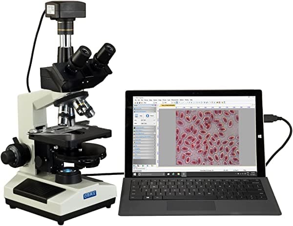 Omax 40 x -2500 X 14 MP USB3 Plan contraste de fase microscopio trinocular LED Lab con torreta Fase Disco M837ZL-PHB1-C140U3