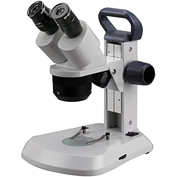 AmScope 10 x -20 x -40 x Dual Luz LED Microscopio Estéreo Portátil SE313-R