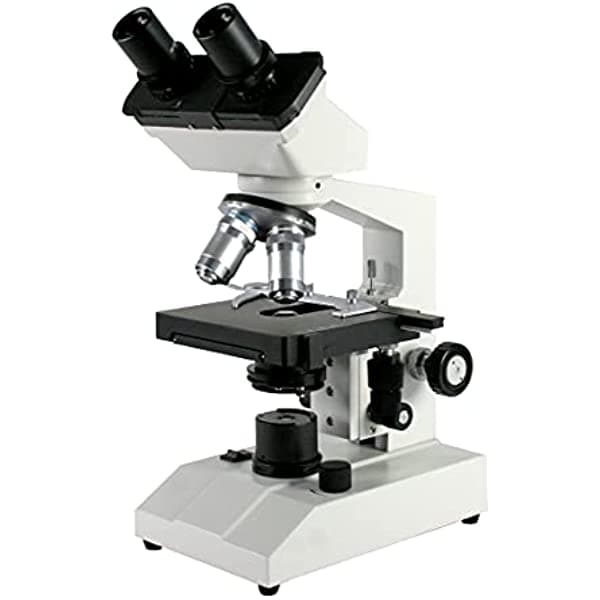 SWIFT Microscopio binocular compuesto óptico nacional 129B-CLED, aumento 40x-1000x, microscopio educativo ideal para niños y estudiantes