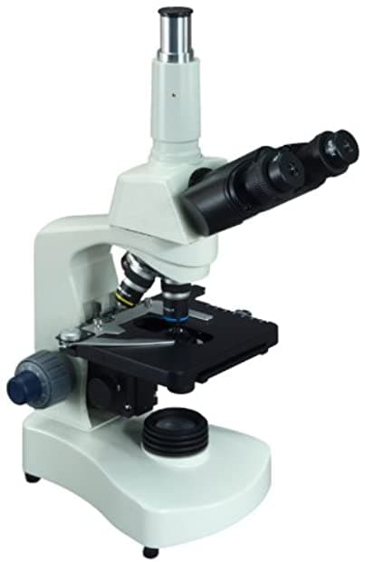 OMAX 40X-2000X microscopio compuesto trinocular LED con boquilla invertida y cabezal de visión Siedentopf rotatorio