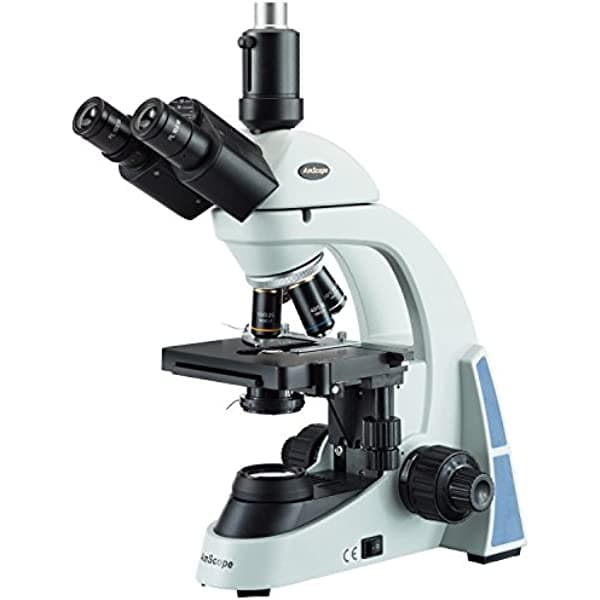 AmScope T550 40X-1000X LED Biológico Trinocular Compuesto Microscopio