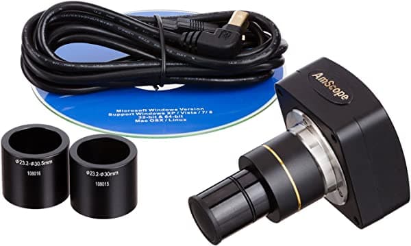 AmScope mu800 nuevo. 8 MP Microscopio USB 2.0 Cámara foto y vídeo
